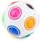 zalati Magic Rainbow Ball Puzzle Fidget Speed Cube Pädagogisches Spielzeug Strumpffüller für alle Alters-Weiß