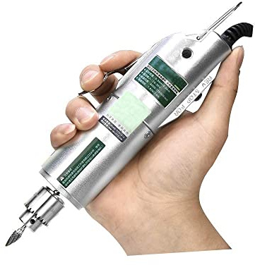 Electric Chisel Carving Tool Mini DIY Electric Woodworking Carving Chisel Electric Woodworking Carving Machine for Soft Wood and Root Nuclear Carving,Chisel Tool