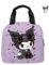 AII Lover Bolsa de almuerzo japonesa Kawaii con llavero, bonita lonchera portátil con aislamiento, bolsa térmica para adolescentes y estudiantes (C)