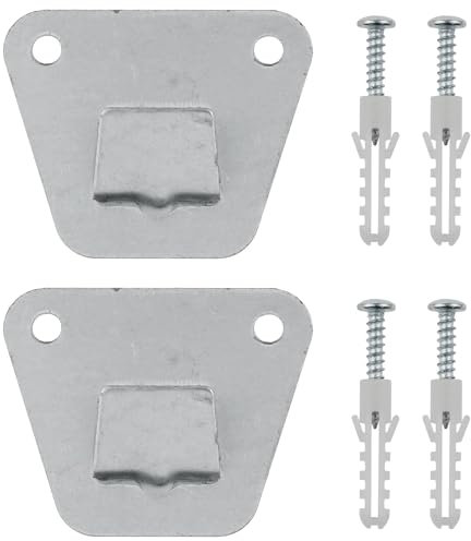 AYLIFU 2-Set Wall mounting Fan Bracket Wall Fan mounting Bracket Wall-Mounted Fan Bracket with Fastening Screws Wall Fan Support Hook kit