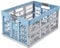 keeeper Stabile Profi-Klappbox mit Soft-Touch Griffen, 54 x 37 x 28 cm, Ben Eco Line, Blau (Eco Sky Blue )