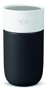 MINI Genuine Travel Mug Colour Block 300ml Black White Grey Vacuum Insulated
