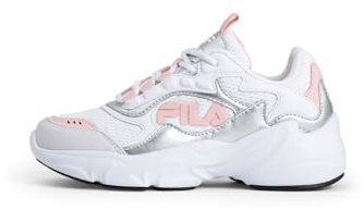 FILA Collene Logo Kids, Scarpe da Ginnastica, Bianco, 33 EU