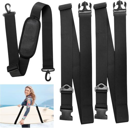 ACTIUSIS Board Tragegurt, Stand Up Paddle Board Tragegurt, Kajak Schultergurt, Verstellbarer Trageriemen, Surfboard-Gurtzubehör, für Kajak Surfboard Kanu