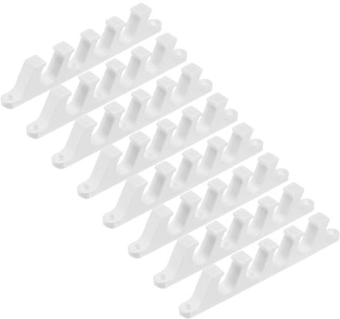 M METERXITY 8-Pack Soportes de Ajuste para Tumbona, Ajustador de Soporte de Respaldo de 5 Posiciones para Tumbonas Reclinables y Muebles de Patio al Aire Libre en el Jardín[Blanco]