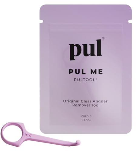 PUL Aligner Removal Tool - Purple | Safe & Hygienic Hook for Invisalign & Retainers | Gentle BPA-Free Design for Daily Use | Pack of 1
