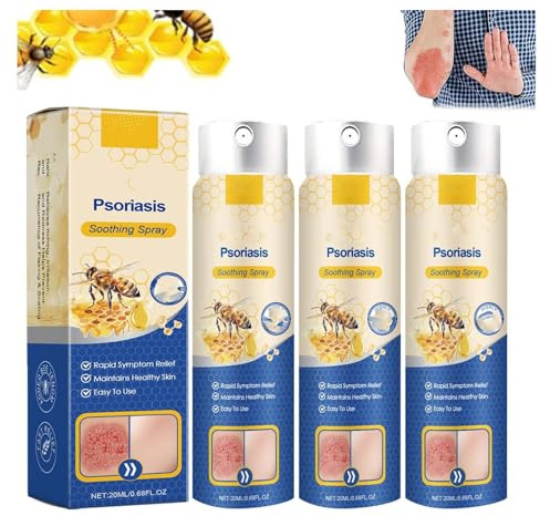 LOVILDS PsoriaHeal Bee Care Spray Pro, PsoriaHeal Bee Treatment Spray, Relief Spray, 2024 Professionelle und sichere Formel, lindert effektiv Juckreiz, geeignet für alle Hauterkrankungen (3)