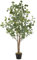 ML-Design Künstliche Eukalyptus 150 cm, Künstliche Pflanzen groß, Kunstpflanze mit Naturholzstamm, Fake Plastikpflanzen im Topf, Deko für Drinnen und Draußen, Kunstbaum wie echt für Wohnzimmer Büro