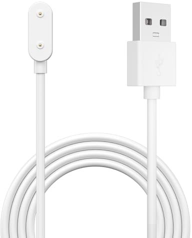 MohLythrix Charger Cable for HUAWEI Watch FIT 3/FIT 2/FIT/FIT SE/FIT New, HUAWEI Band 10/9/8/7/6/6 Pro, HONOR Band 10/9/8/7/6/5 Magnetic USB Fast Charging Cord, 100cm, White