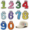 10 Pcs Number Patches, Embroidered Patches Numbers 0-9 Iron on Numbers for Clothes Dress Hat Jeans DIY Accessories Jacket Backpacks Hats Sew or Iron on