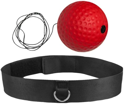 Set von Bändern für den Kopf mit Ball für Reflexe vom Boxen - Ball für Reflexionen für Kinder und Erwachsene für das Boxtraining | Trainingsausrüstung, Ball für Reflexe für Anfänger, für