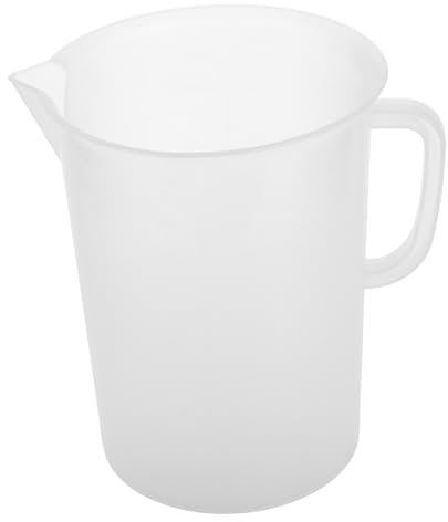 Garneck Large Engine Oil Measuring Jug Plastic Automotive Measuring Cup with Handle for Gas and Fluid Measurement User Friendly Design for Automotive Repair and Mechanical Processing