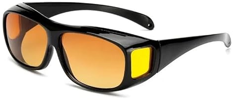 MAVURA NightView™ Anti-Blend Nachtfahr-Brille – Polarisierte Sichtschutz gegen Blendung durch Scheinwerfer | Gelb getönt für Nacht, Regen & schlechte Sichtverhältnisse | unisex