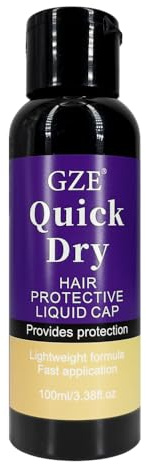 GZE Quick Dry Hair Protective Liquid Cap for Wigs, Pre-Wig Application Scalp & Hair Shield, Lightweight Invisible Barrier with Fast-Drying Formula, 100ml