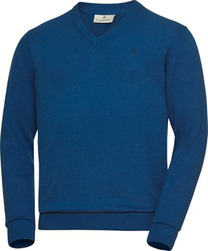 Jacques Britt Herren Pullover mit V-Ausschnitt, weicher Baumwoll-Strick, atmungsaktiv und warm für Herbst und Winter, Elegante Passform, bequem für Alltag, Gr. M–3XL