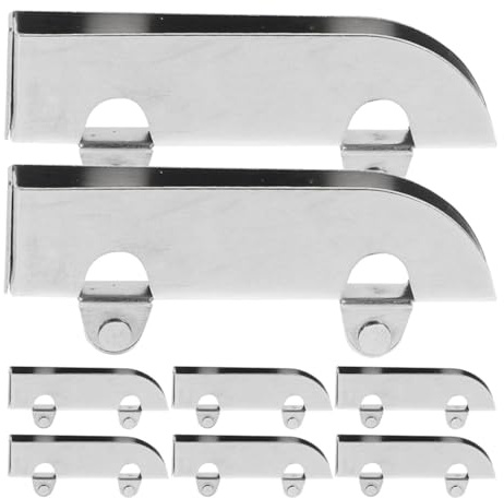 Schiebetürbeschlag für Glas und Schranktüren, 8 Rollen, 5mm | Eisen und Stahl, Leiser Lauf, Verbesserte Gleitfunktion, für Ausstellungen, Empfangsbereiche Sowie Möbelmontage