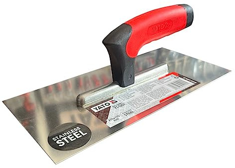 Glättekelle 270x130mm Glattkelle Edelstahl Glätter Aufziehkelle Traufel Kelle