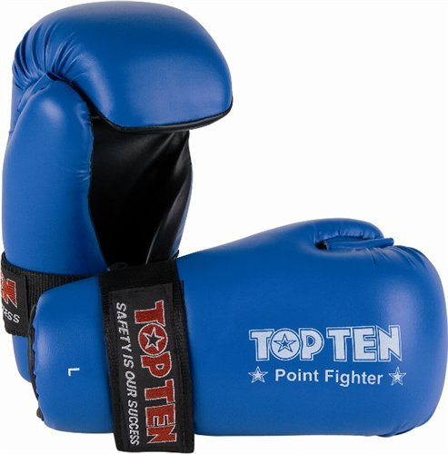 TOP Ten Semikontakt-Handschuh Point Fighter blau, Gr.XL