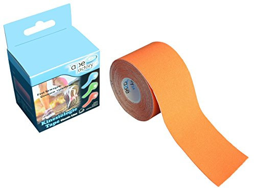 Orange Orange, akutape, tapen neuf – 1 rouleau de taping 5 cm x 5 m, Tapes, kines...