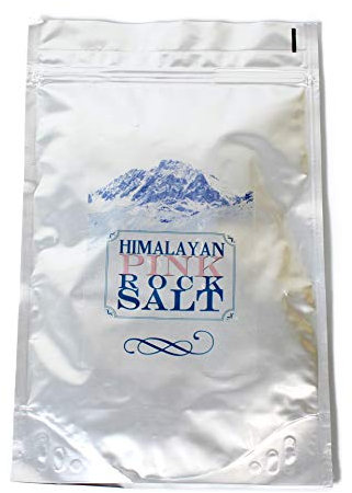 Mystic Moments Himalayan Pink Rock Salt 1Kg | Natural Bath Soak for Muscle, Perfect for Skin, Face & Body 100% Natural Vegan GMO Free