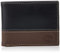 Timberland Herren D67001/77 Passcase Wallet, Schwarz/Cognac, Einheitsgröße
