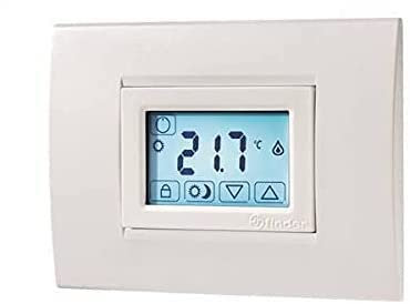 Finder Serie 1t - Termostato digitale tattile ad incasso bianco