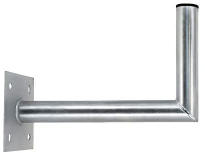 Premium X 35-40cm Wandhalter Stahl verzinkt Ø 48mm Winkel Wand-Halterung für Satelliten-Schüssel SAT-Antenne