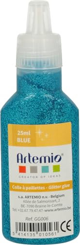 Artemio GG006 Colla Glitterata, Blu Chiaro