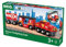 BRIO World 33844 Feuerwehr-Löschzug - Feuerwehrzug mit Feuerwehrschlauch und Wassertank - Kleinkindspielzeug empfohlen ab 3 Jahren