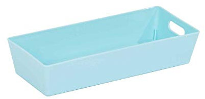 6 x WHAM 2.01 Rechteckig Aufbewahrungsbox - Korb - 5 x 25 x 10,5 cm - Eisweiß