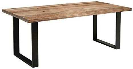 invicta INTERIOR Design Esstisch Iron Craft 160cm Mangoholz Holztisch Massivholz Konferenztisch Industrial Design