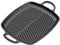 Le Creuset Signature Flache rechteckige Grillplatte aus Gusseisen mit Hilfsgriff, für alle Herdarten und Backöfen, 30 cm, Schwarz matt, 20201300000422