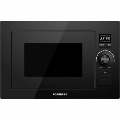 Micro ondes Grill Encastrable Rosieres RMG281PN - Micro-Ondes + Grill Intégrable Noir - 28 litres - 900 Watts