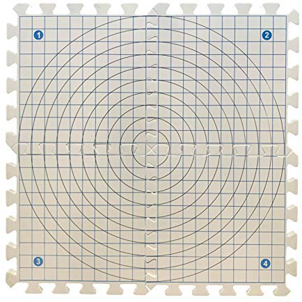 Eseno® 30,5 x 30,5 cm Spannmatten zum Stricken, Handarbeiten oder Häkeln