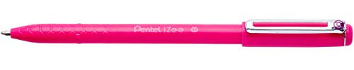 Pentel BX457 Lot de 12 stylos à bille Izee 0,7 mm Rose