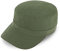 fiebig Army GI-Cap | Klassische Arbeitsmütze mit flexiblem Verschluss | Militär Outdoor Kappe aus Baumwolle (One Size, Olivgrün)