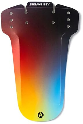 'Ass Savers Mudder, Bicycle Mudguard, Fork Mounted Front Mudguard, Easy Zip Tie Mounting, Lightweight, Regular, Compatible for All Tire Widths w/Wheel Sizes 26'' to 29'', Prefolding'
