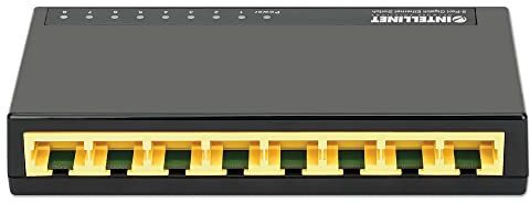 Intellinet 561754 Gigabit Ethernet Switch 8 Ports Schwarz