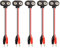 PNGKNYOCN Cable de Pinzas de cocodrilo a presión de batería de 9V, Paquete de 5 Pinzas de cocodrilo Dobles a Cables de Conector a presión de batería de 9V (15 cm)