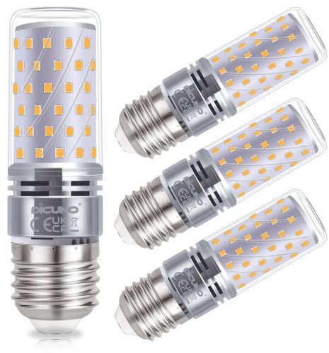 DiCUNO E27 LED Lampe 10W, entspricht zu 130W Halogen, 4000K Neutralweiß, 1400LM LED Mais Glühbirne, nicht dimmbar, Edisongewinde und Energiesparlampen, 4er Set