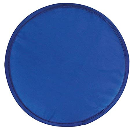 Generico Frisbee Pieghevole Set Cane Dog Mare Spiaggia Tessuto Lancio con Custodia Gioco (BLU)