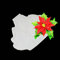 RELAND SUN Stampo in silicone con foglie di fiori di stella di Natale in argilla fondente