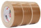 WELSTIK Nastro adesivo professionale, confezione da 3, 48 mm x 27 m, impermeabile, per riparazioni, fai da te, artigianato, uso interno ed esterno, marrone