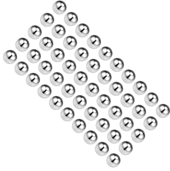 PATIKIL 500 Stück Präzisionskugeln 1,5 mm Lagerkugeln aus Edelstahl 304 | Metallkugeln G100, Magnetkugeln für Fahrräder