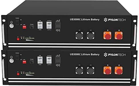 Pylontech 2 batteries LiFePO4 US3000C 7 kWh