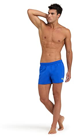 Arena Maillot de Bain pour Hommes Fundamentals R Plage et Piscine, X-Short de Bain en Tissu Doux, Recyclé et à Séchage Rapide, X-Short de Bain Court avec Slip Intérieur en Maille