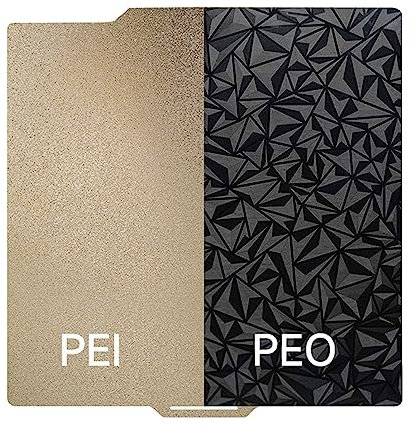 LANKEGU PEI + PEO Pannello doppio lato per Bambu Lab X1, stampante 3D, PEI testurizzata + piastra in acciaio PEO liscia e base magnetica per Bambu Lab X1 257 x 257 mm