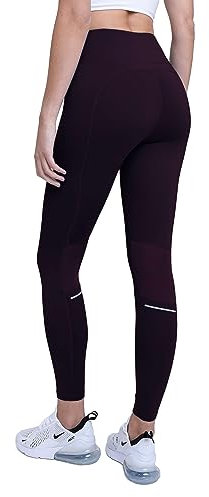 TCA SuperThermal Performance da Donna Pantaloni Termici a Vita Alta - Viola, M