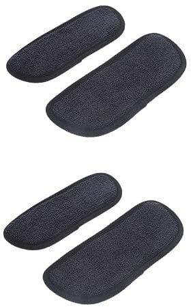 DOITOOL 2sets Double Fridge Freezer Drip Catcher Trays Water Dispenser Mats Refrigerator Mats Drip Pan Fridge Accessories 2pcs*2
