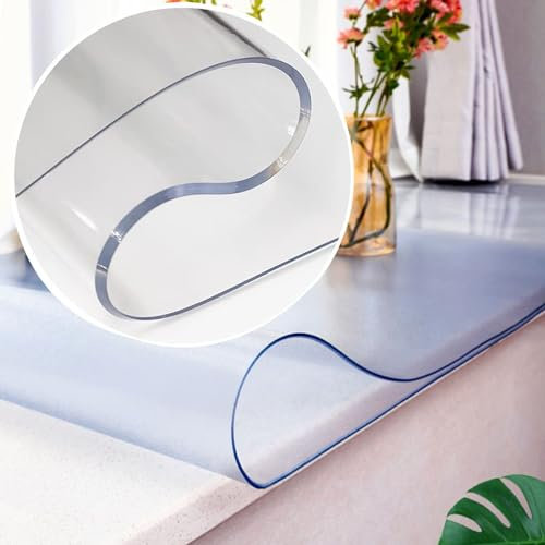 JoboJi Kratzfeste Bürostuhl Unterlage Unterlegmatte 60x100cm 70x130cm 80x150cm 90x160cm Transparente Bodenschutzmatte Fußmatten Holz (Size : 70x140cm)